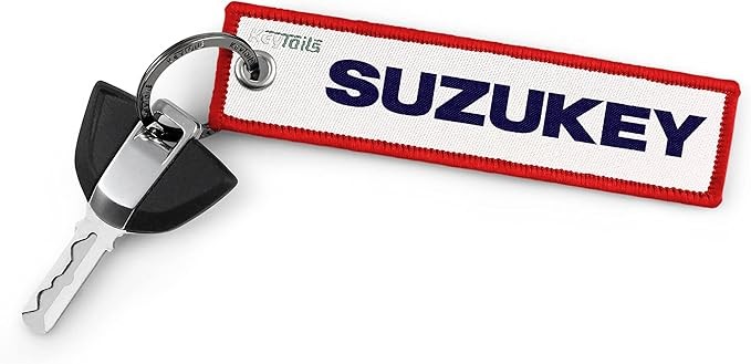 KEYTAILS Keychains Premium Quality Key Tag For SUZUKI Motorcycles, Sportbikes, ATV, UTV, Cars [SUZUKEY]
