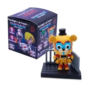 Five Nights at Freddy’s Security Breach Craftables Series 3 – Mystery Buildable Mini‑Scene, Official Licensed FNAF Collectible