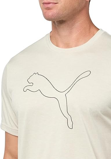 PUMA Men's Train All Day Essentials Large Cat T-Shirt