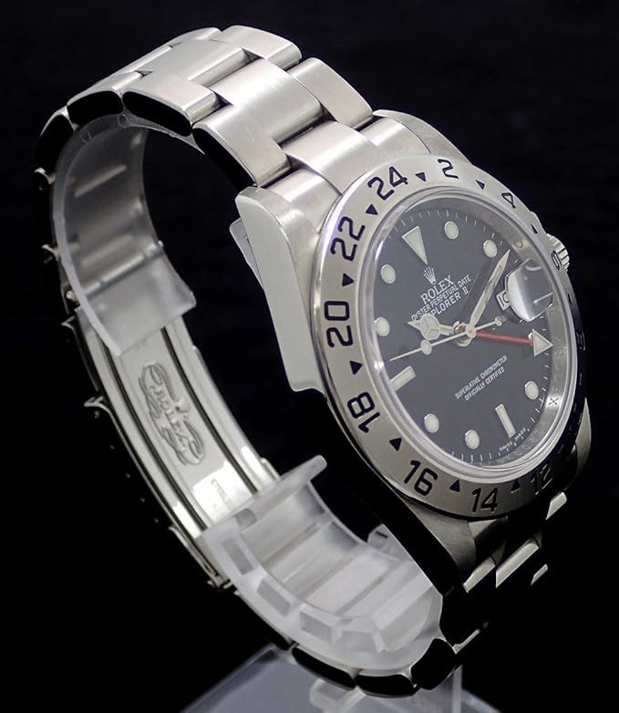 Rolex Oyster Perpetual Explorer II Steel Mens Watch 16570