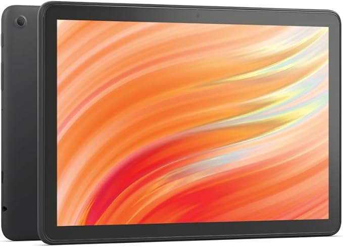 Like-New Amazon Fire HD 10 tablet (newest model) built for relaxation, 10.1" vibrant Full HD screen, octa-core processor, 3 GB RAM, 32 GB, Black