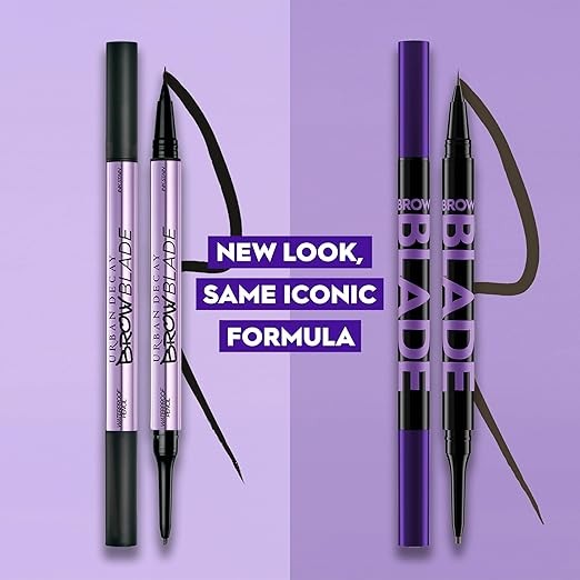 Urban Decay Brow Blade 2-in-1 Eyebrow Pen & Waterproof Pencil, Smudge-proof, Transfer-resistant, Ink Stain & Creamy Brow Pencil, Vegan, Cruelty-free