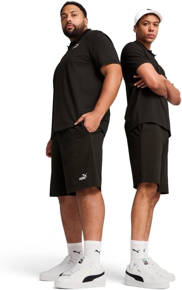 PUMA Mens Essentials No. 1 Logo Jersey 10" Shorts