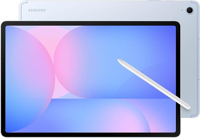 SAMSUNG Galaxy Tab S10 FE+ 13.1” 128GB WiFi Android Tablet, Large Display, Long Battery Life, Exynos 1580 Processor, IP68, Water-Resistant, 90 Hz Refresh, S Pen for Note-Taking, US Version, Blue