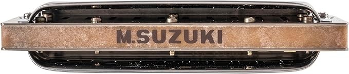 SUZUKI Harmonica, Silver M20 Manji 10-Hole C