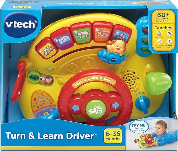 VTech Turn and Learn Driver, Yellow