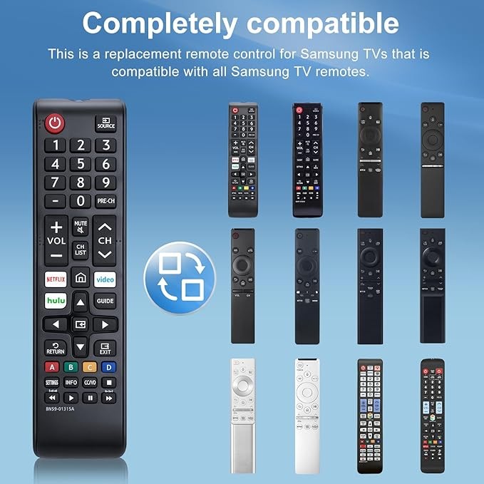 【2 Pack】New Universal Remote Control for All Samsung TV Remote Control, Replacement for All Samsung Smart TV, LED, LCD, HDTV, 3D, Series TV