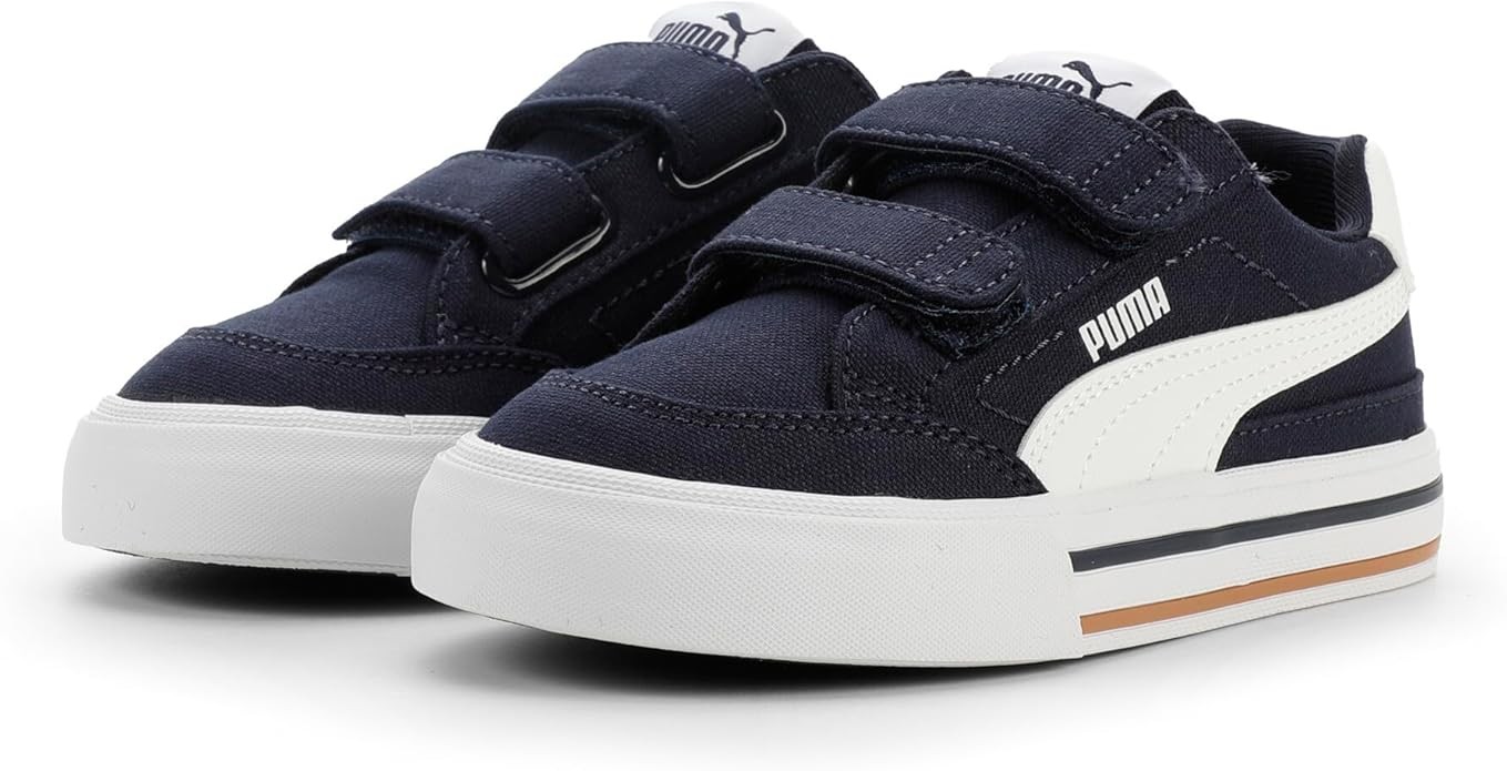 PUMA Unisex-Child Court Classic Vulc Hook and Loop Shoes Sneaker
