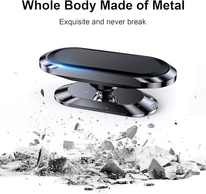 【2-Pack】 Magnetic Phone Holder for Car Dash【Strong Magnet】 Magnetic Car Phone Holder Mount 【4 Plate】 Phone Holders for Your Car Phone Mount for Car Dashboard Cell Phone Car Mount for iPhone Samsung