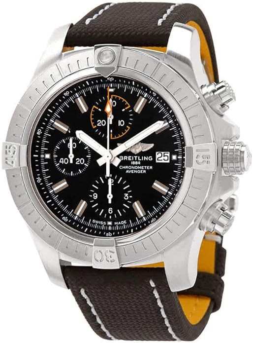 Breitling Avenger Chronograph Automatic Black Dial Men's Watch A13317101B1X2
