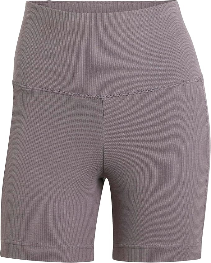 adidas Women's All SZN Ribbed High-Waisted Bike Shorts